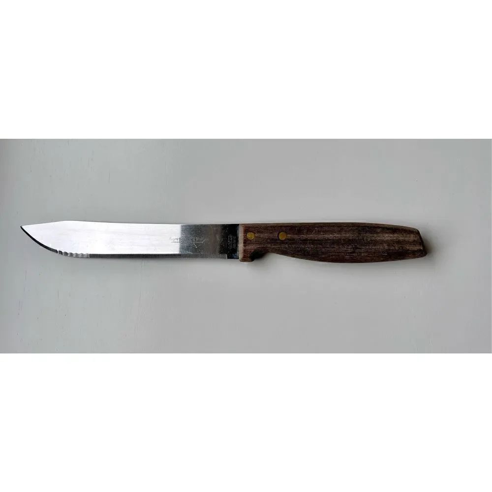 REGENT SHERWOOD Vintage Carving Knife, Stainless Steel Blade Wooden Handle